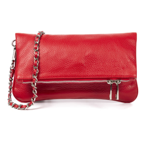 Orchidea Borsa a tracolla Donna. Pelle autentica Dollaro.