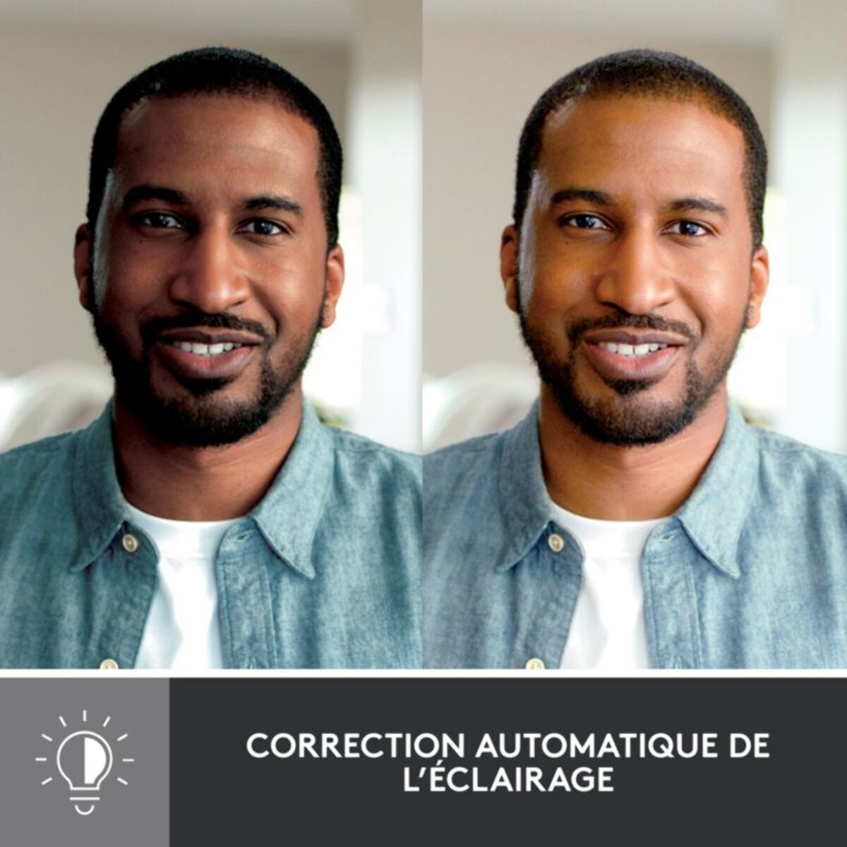 Webcam LOGITECH Brio 500 HD Graphite