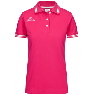 Polo Shirts Kappa Donna Logo Maltax Wss Slim Viola