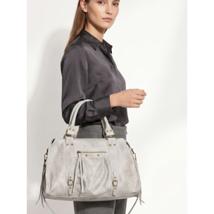 Borsa a spalla da donna - Modello Clara - Vera pelle - 41.0 x 28.0 x 13.0 cm