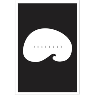 Affiche minimal hossegor Affiche seule