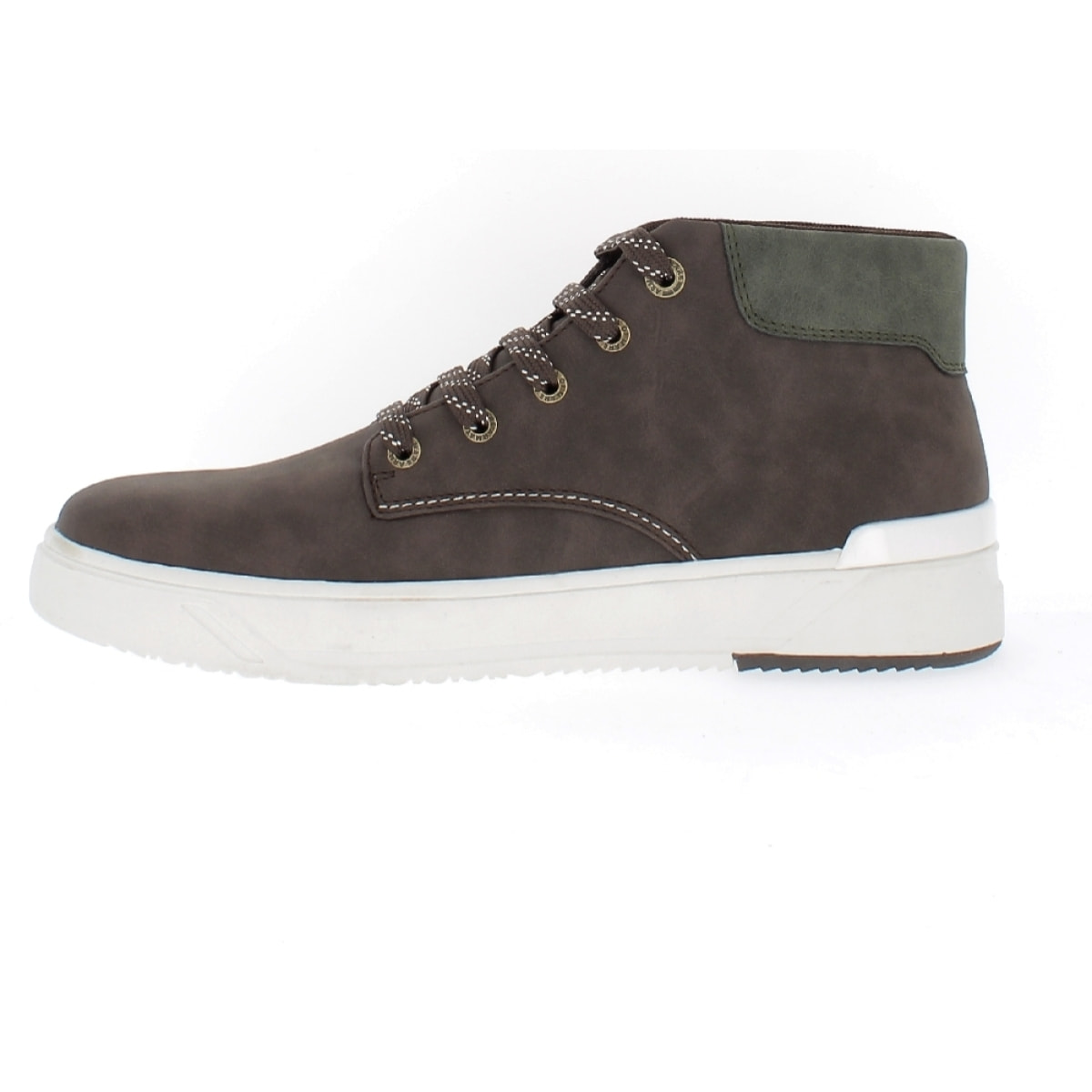 Armata di Mare Scarpe Uomo Sneakers Mid Stringate con Soletta Rimovibile in Memory Foam AMU W23D431 Brown