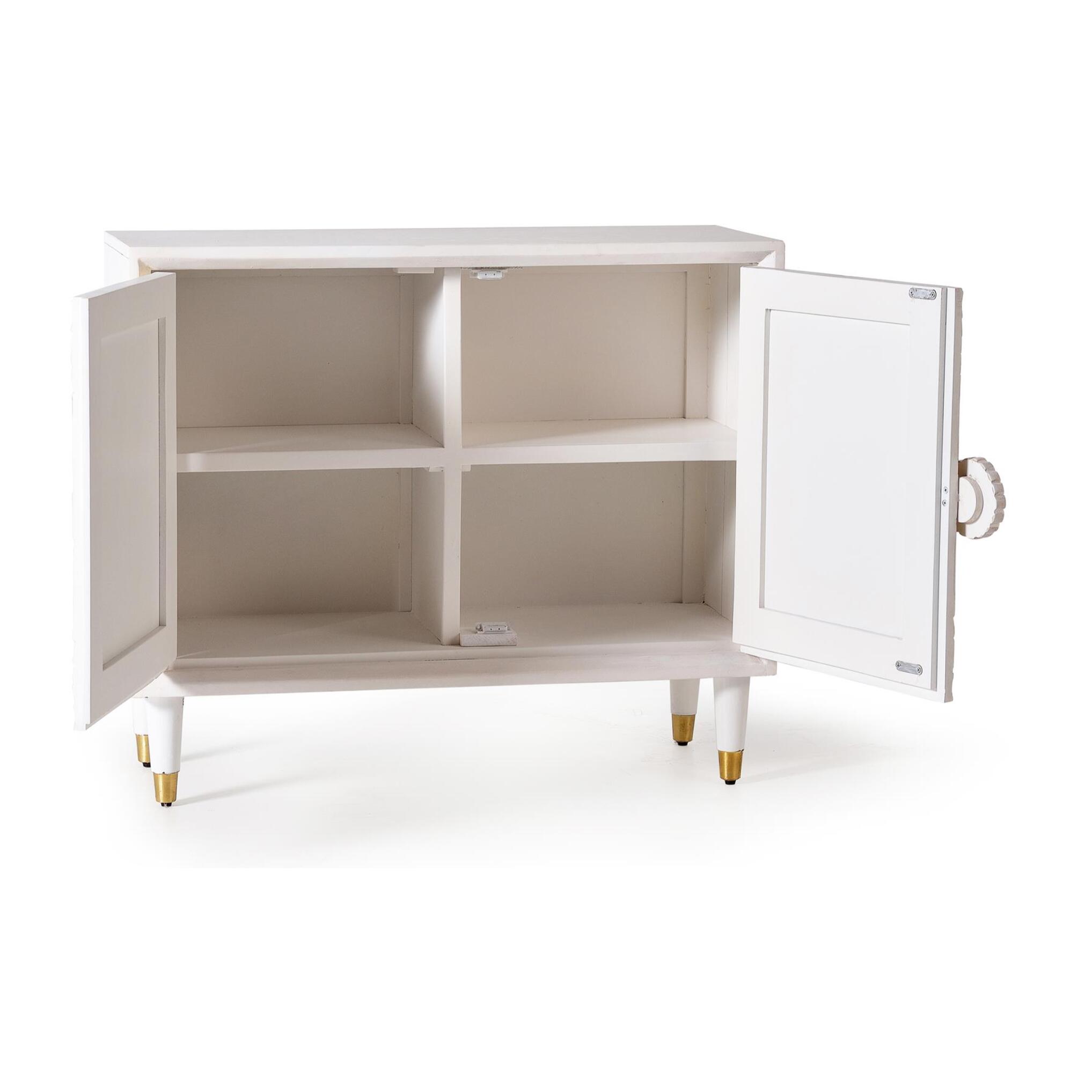 Mueble auxiliar - madera de mango - 76x90x35cm