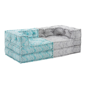 Tomasucci Canapé 2 places OUTDOOR IKAT MINT & GRIS