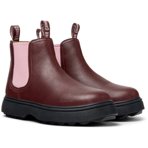 Botines - CAMPER Norte - Burdeos - Cuero liso
