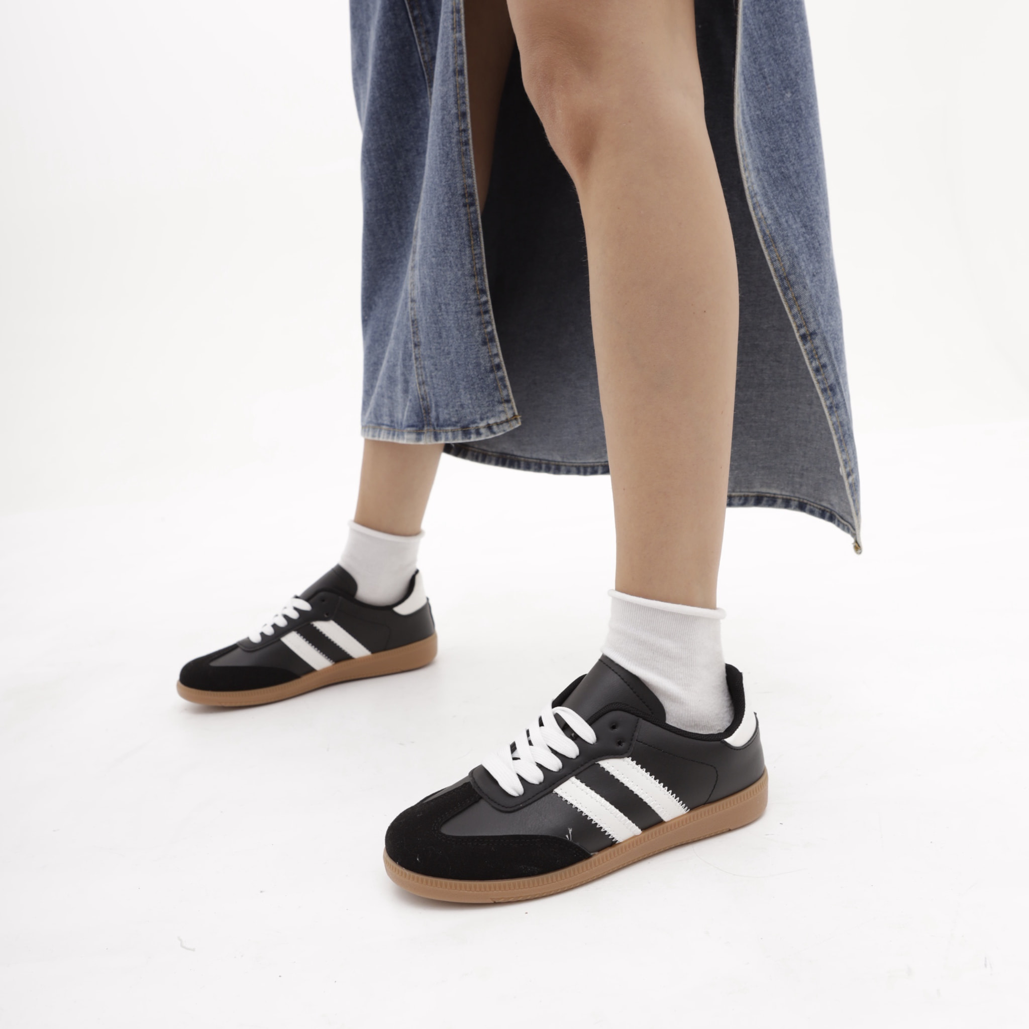 SNEAKERS FLAT NERO