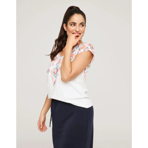 Camiseta Manga Corta Naranja - Leafix