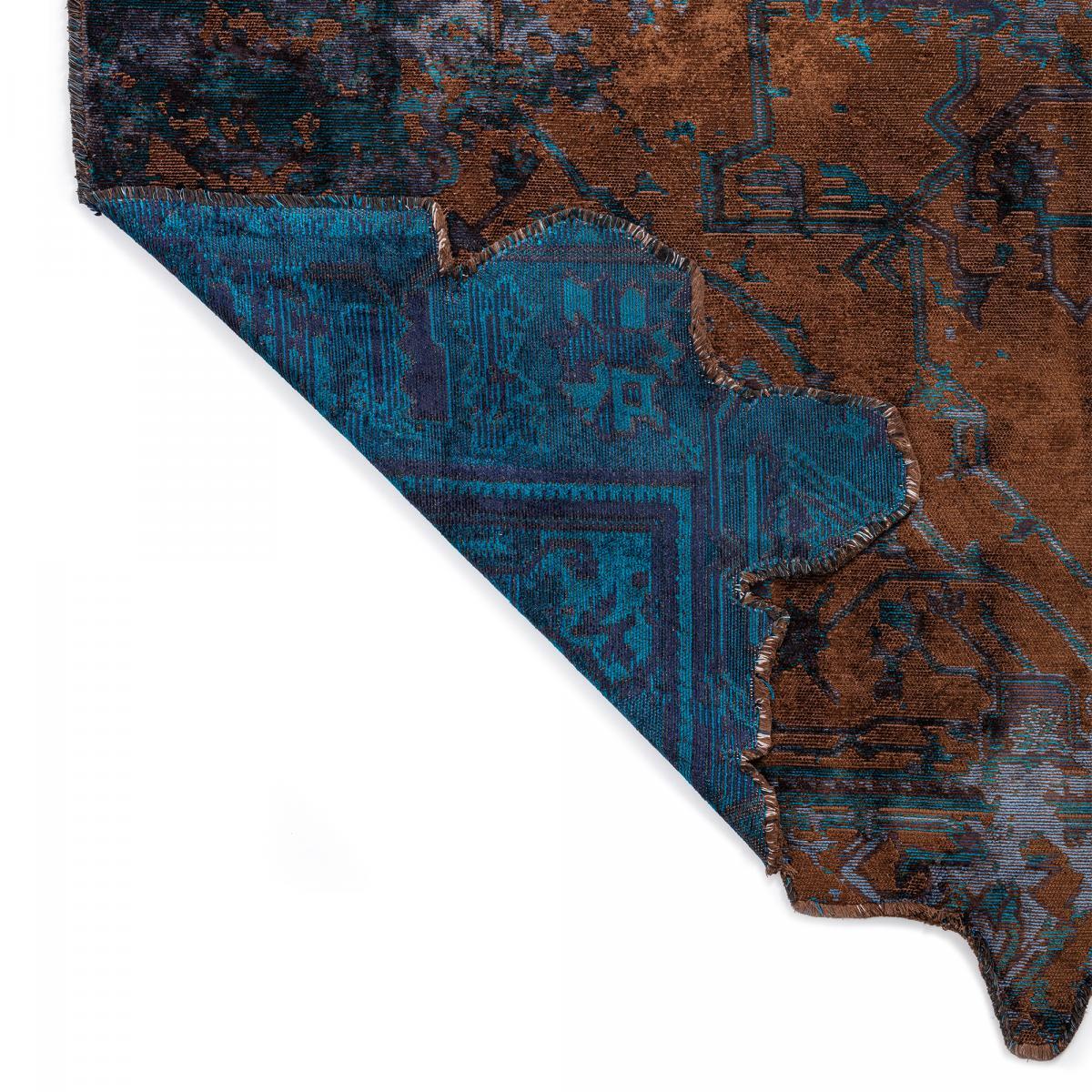 ATIMA Tapis salon kilim, Forme originale, Tissé à la main