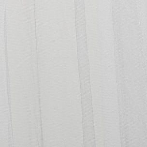 Dosel para cama infantil blanco y dorado