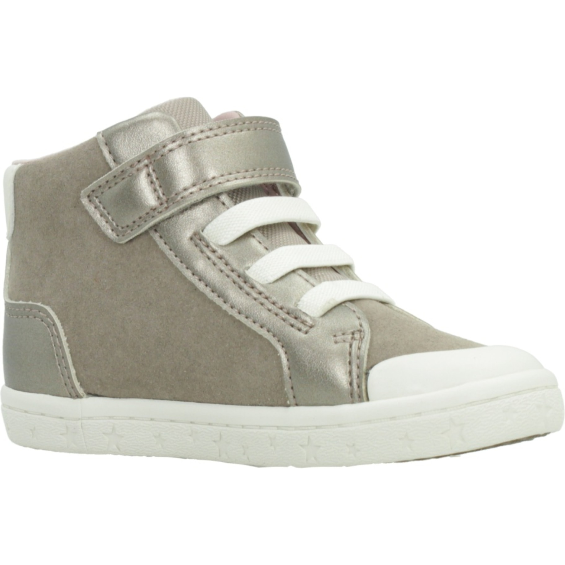 Zapatillas Niña de la marca GEOX  modelo B561MG 0AUAJ PLATA