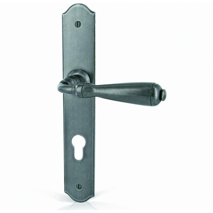 Ensemble de porte Espalion BRIONNE Fer patiné - Clé i - 1019442SP