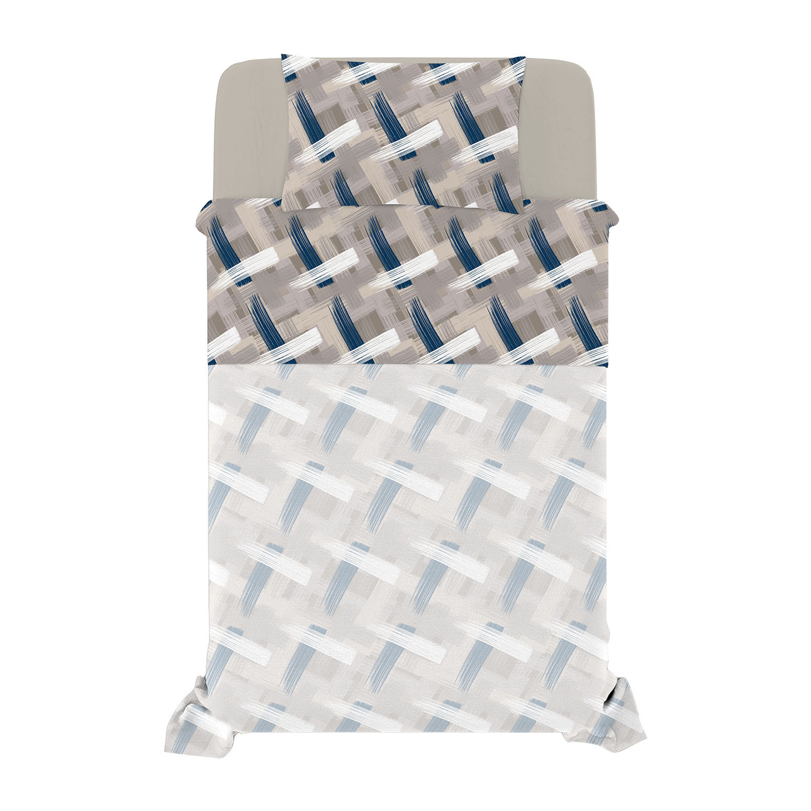 COMPLETO LETTO FANTASY PIAZZA E MEZZA - 100% MICROFIBRA