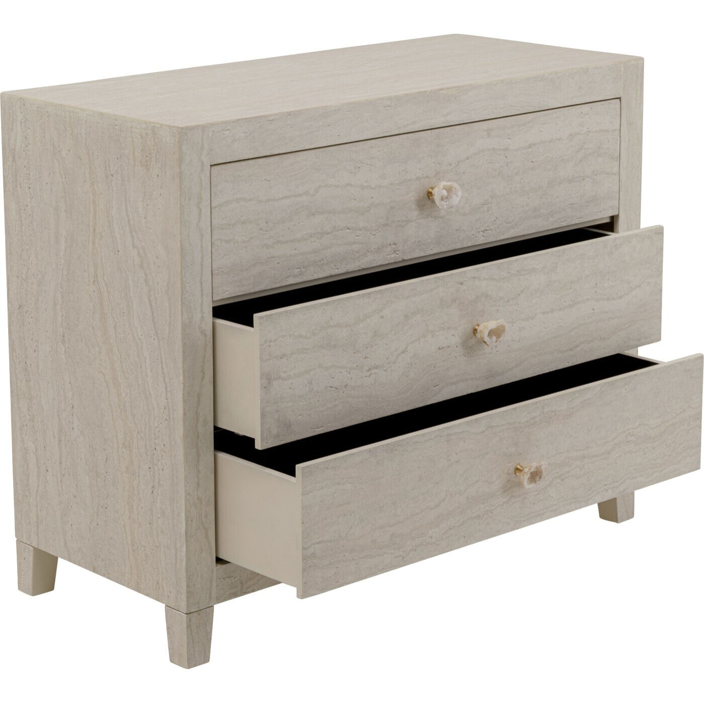 Commode Travertino 3 tiroirs Kare Design