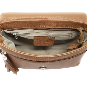 Chicca Borse Tracollina Donna in Pelle Cuoio