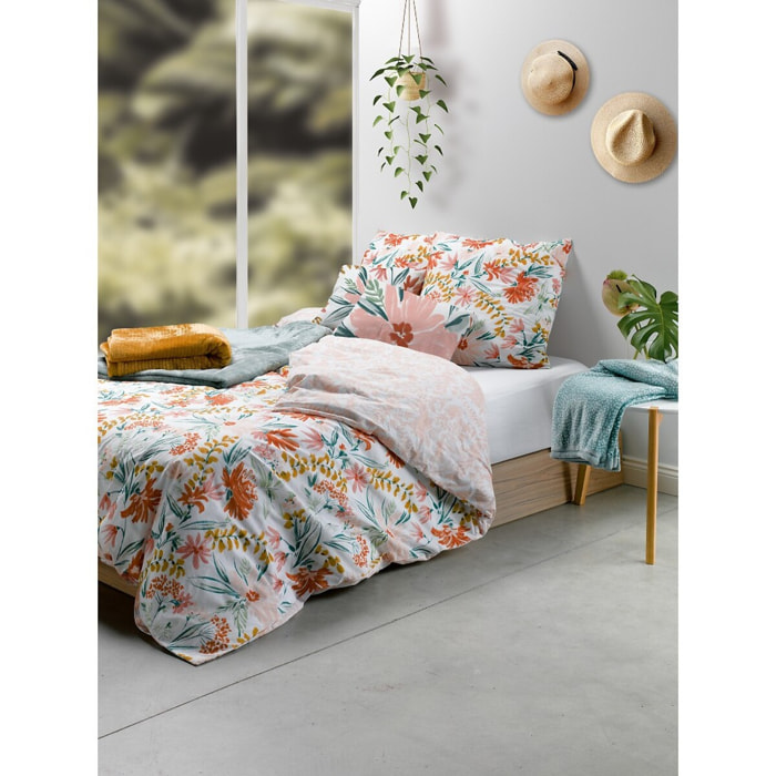 Parure Housse De Couette 3pcs 100% Coton 57fils Marna
