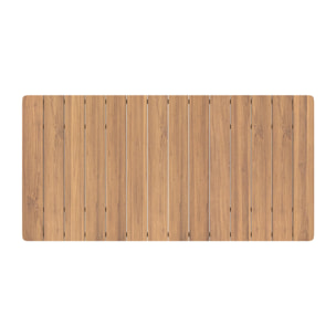 Table et chaises de jardin 8 personnes en teck massif - Kora