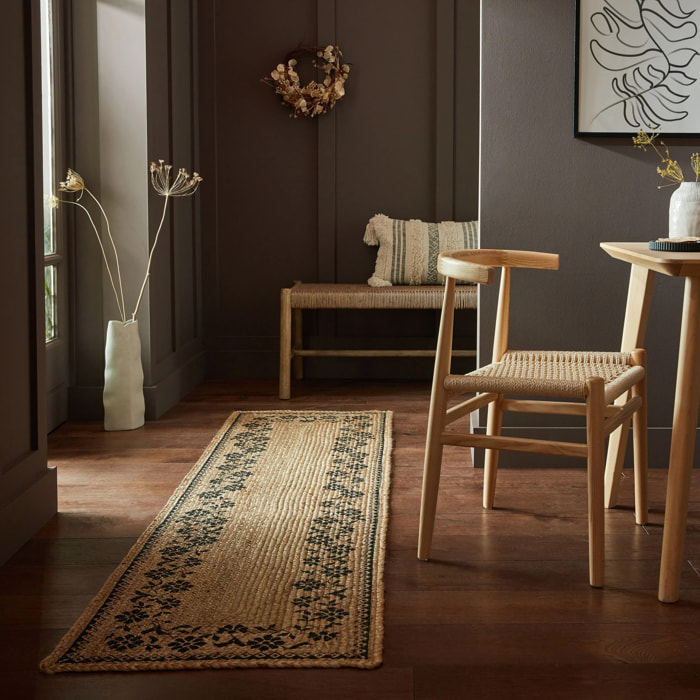 Tapis en jute de couloir MAISIE