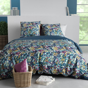 Parure Housse De Couette 3pcs 100% Coton 57 Fils PEONY