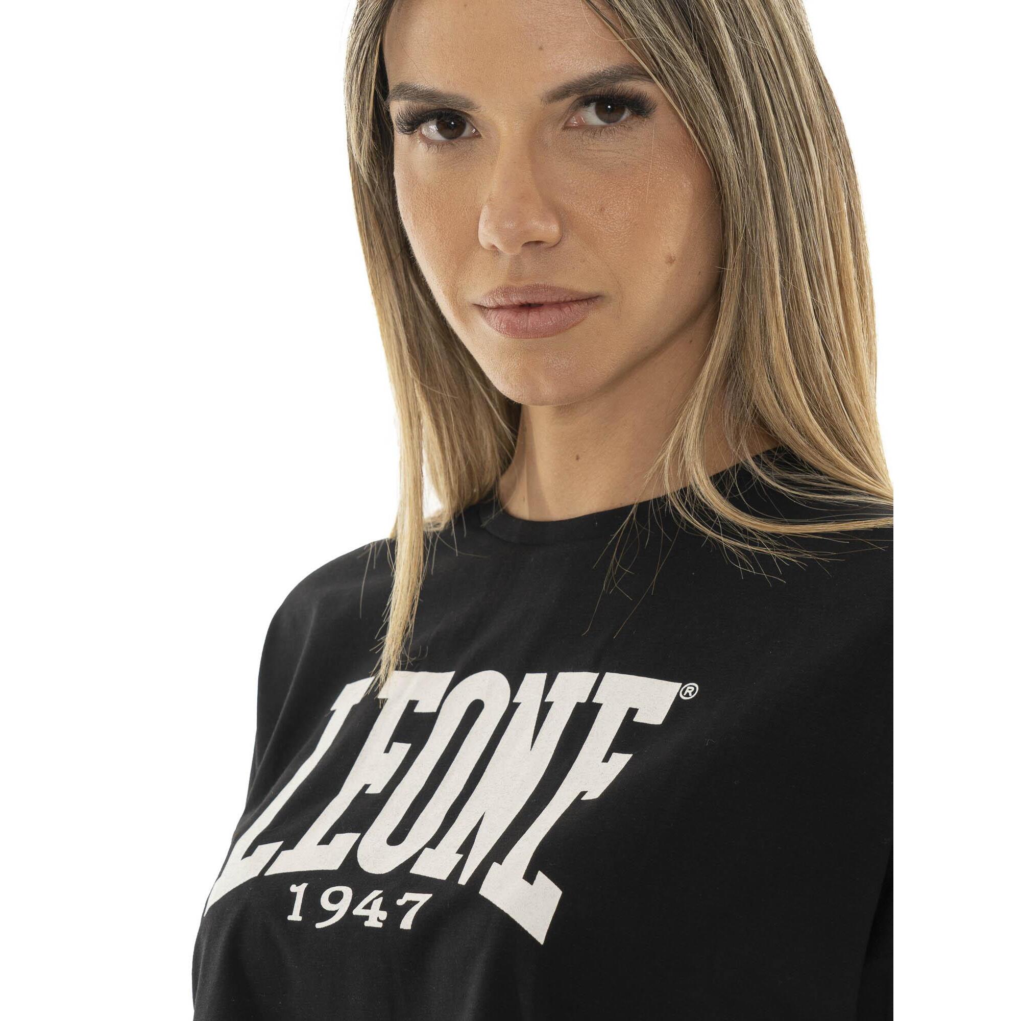 T-shirt da donna cropped Leone Basic