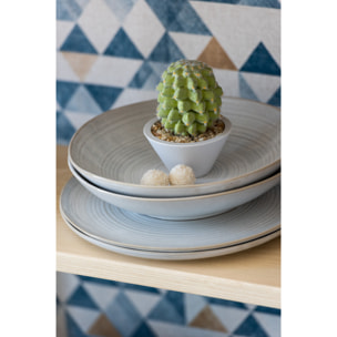 J-Line tasse Noa - céramique - blanc - 6 pièces