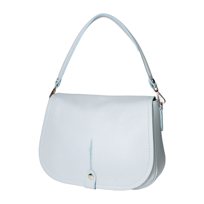 Borsa a spalla Sabina da donna In Vera pelle Made in Italy 29x20x11 cm