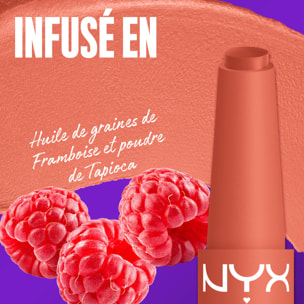 NYX Professional Makeup Fat Matte Rouge à Lèvres Mat Crémeux Cashemere Cute
