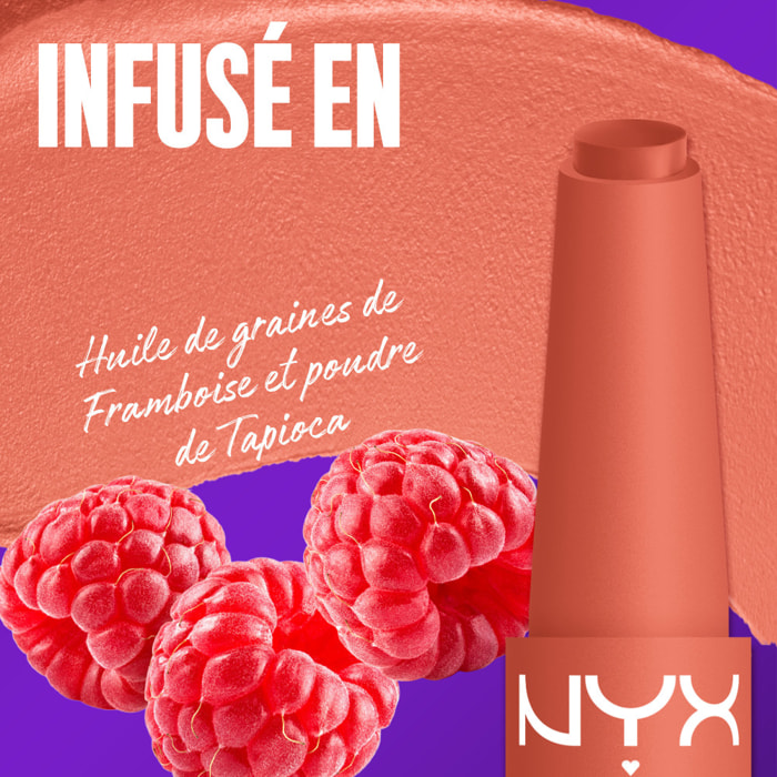 NYX Professional Makeup Fat Matte Rouge à Lèvres Mat Crémeux Cashemere Cute