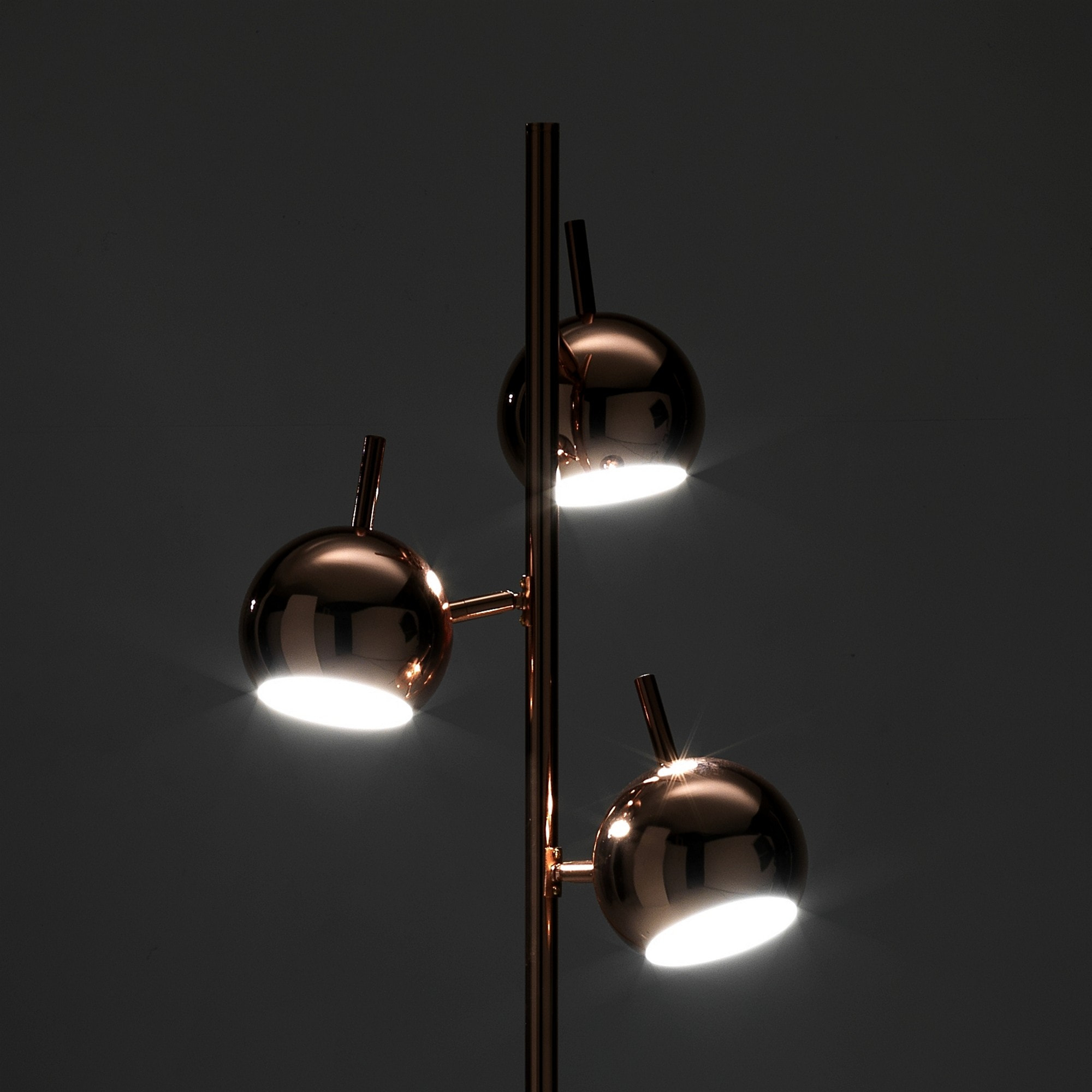 Tomasucci Lampadaire GLOBE CUIVRE Doré