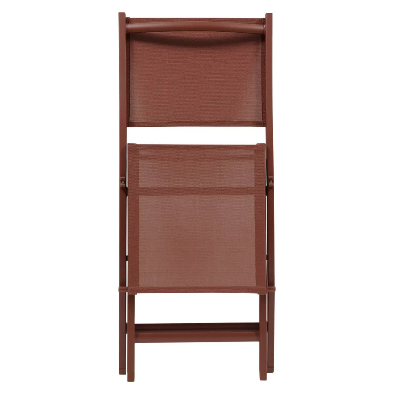 Lot de 4 Chaises de jardin Essentia pliables acajou