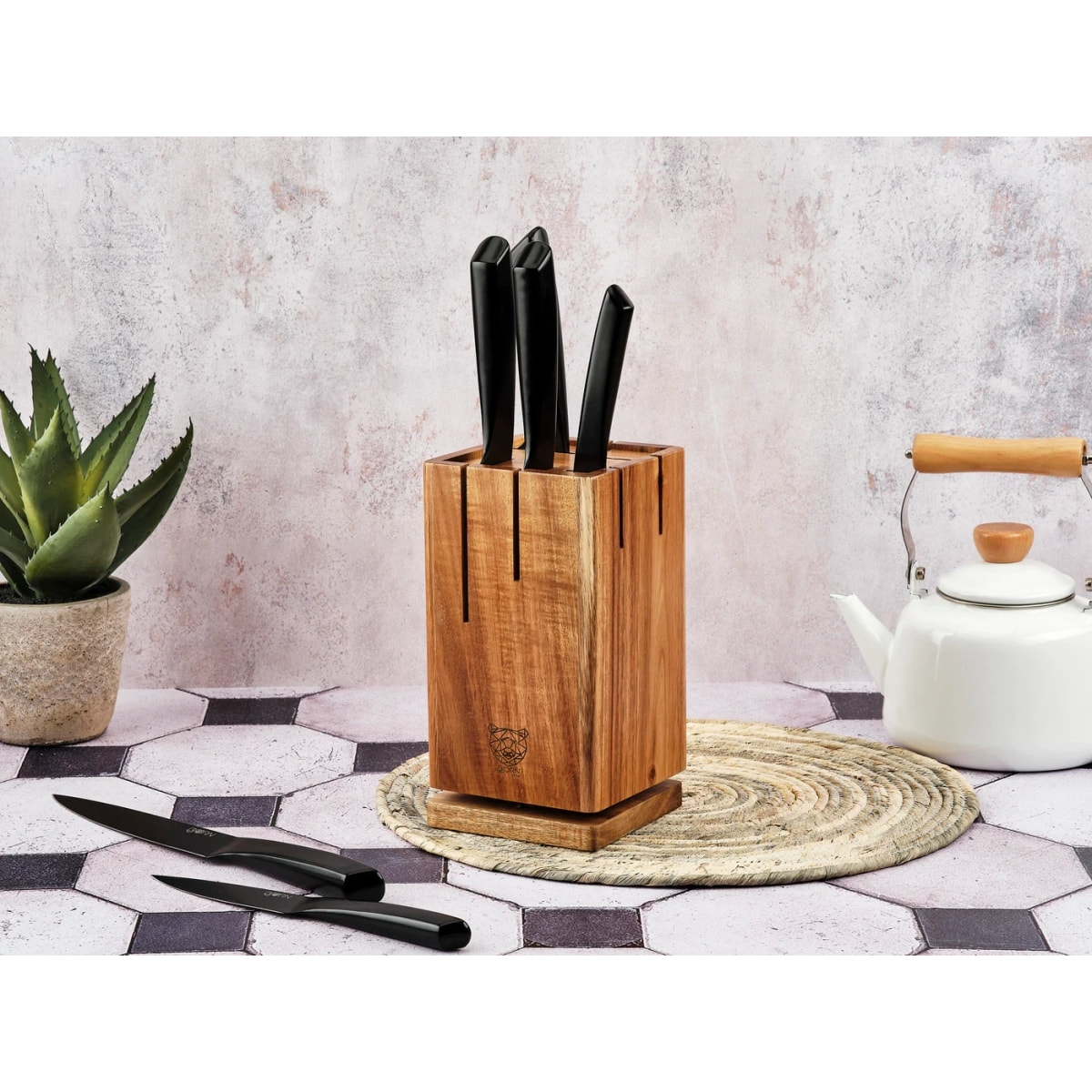 Bloc couteaux de cuisine JENSEN SKAGEN - 7 pièces