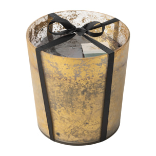 J-Line bougie parfumée M-Chic - Oud & Amber - verre - or/noir - large - 140H