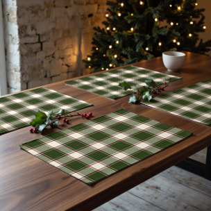 Lot de 2 sets de table anti-taches Christmas Wish 11 1225