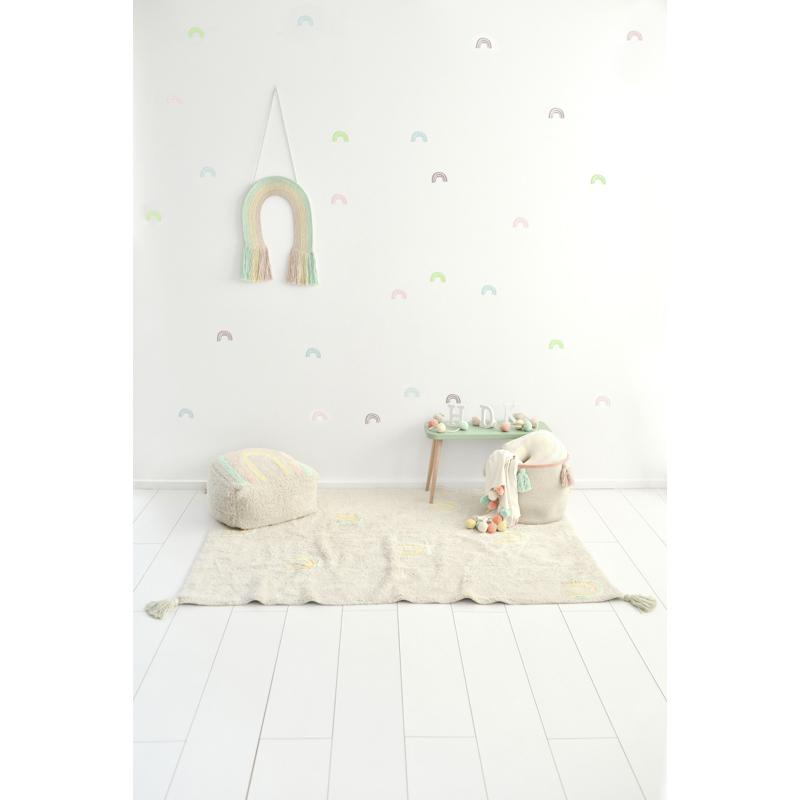 Alfombra Lavable HDK Rainbow stamp