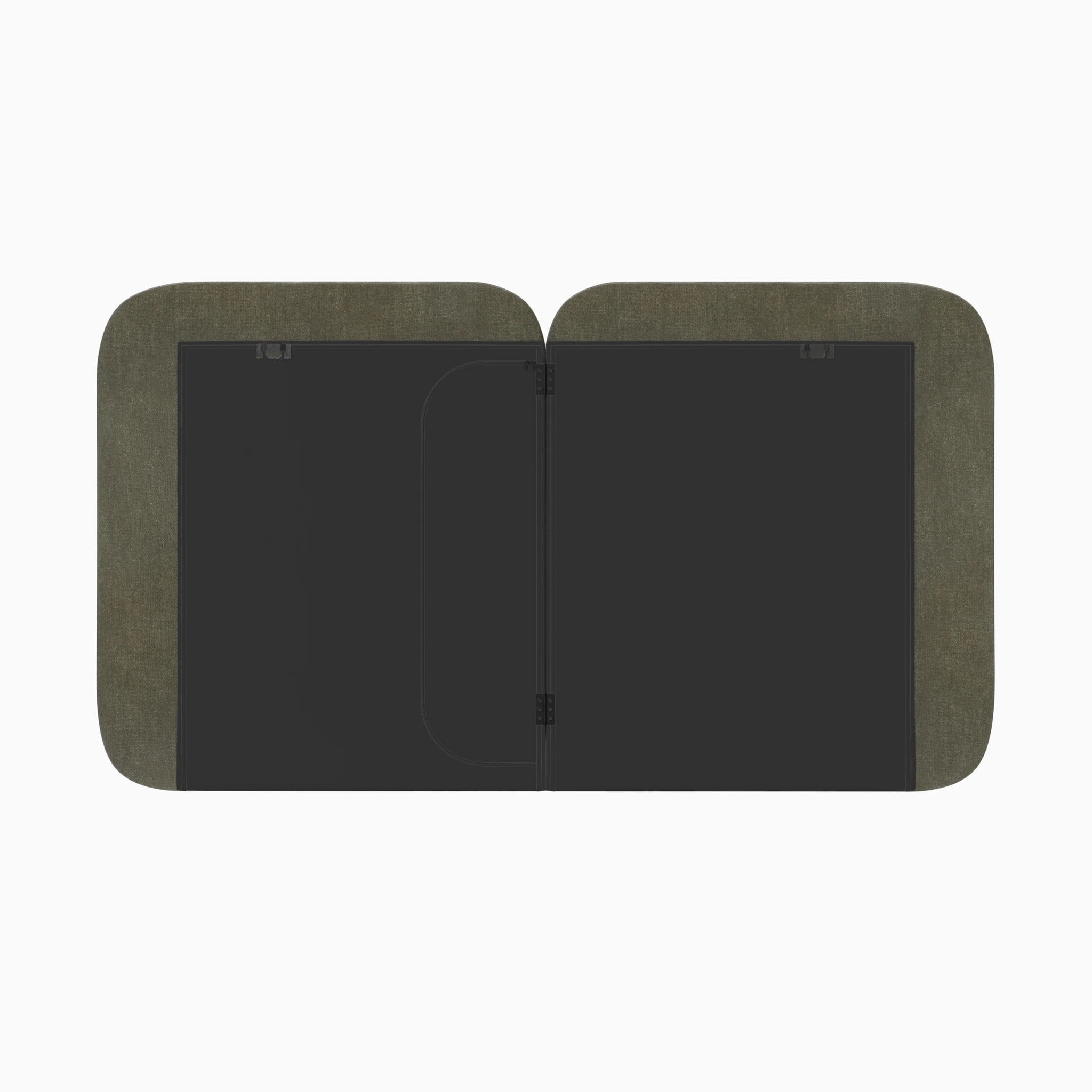 Tête de lit en tissu vert olive 160 cm - Etna