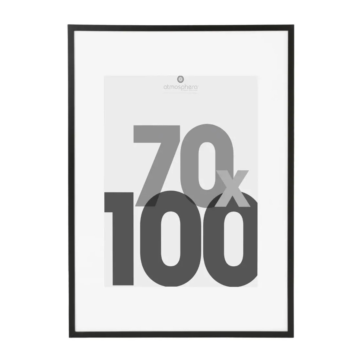 Cadre photo bois "Eva" noir 70x100cm
