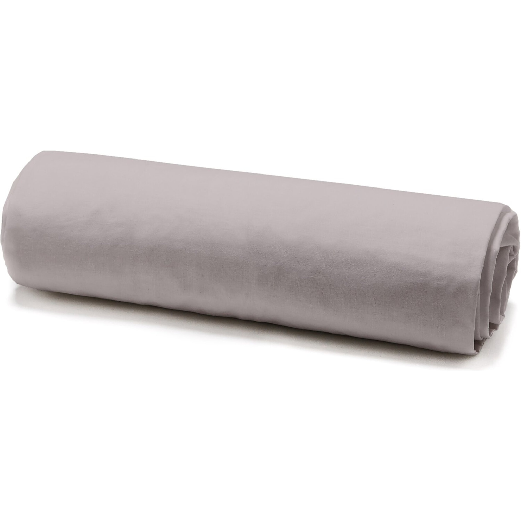 Drap housse percale - bonnet:25cm mastic
