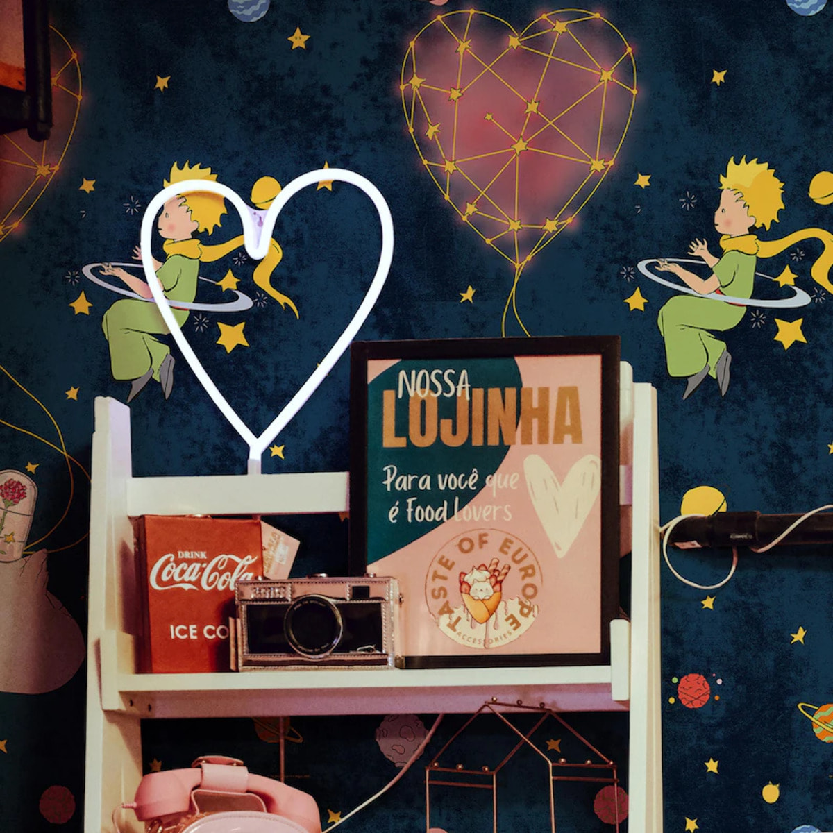 Carta da Parati Ufficiale Il Piccolo Principe Amore Notte