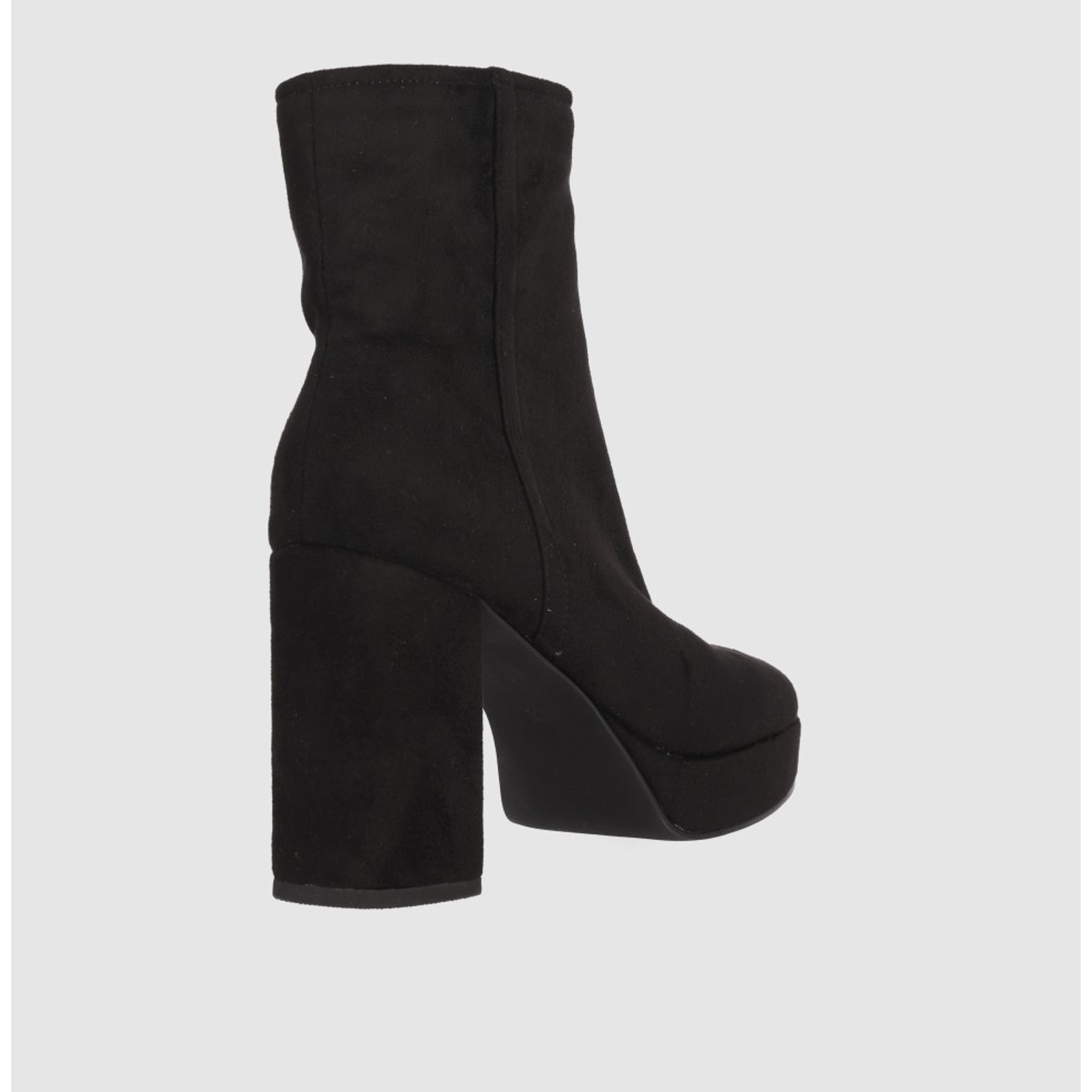 Botines de Tejido - Negro - Tacón: 10 cm