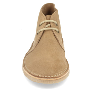 Botin Desert Boots, de Piel Serraje con Suele de Crepé