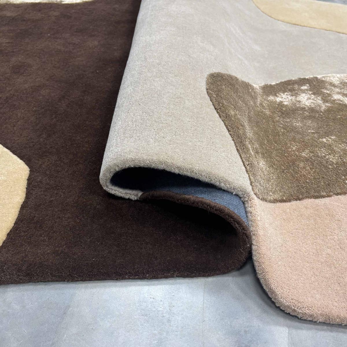 Tapis salon, Motif Abstrait, Forme Originale, Laine Noble, Élégant