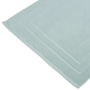 Tapis de bain - coton - bleu clair - 50x70 cm