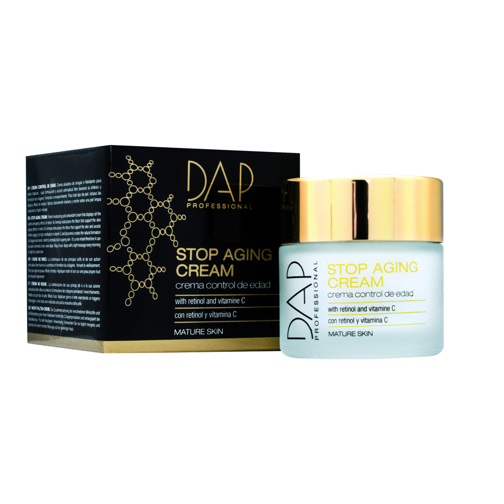 Crema No Rughe Con Retinolo E Vitamina C 50 Ml.