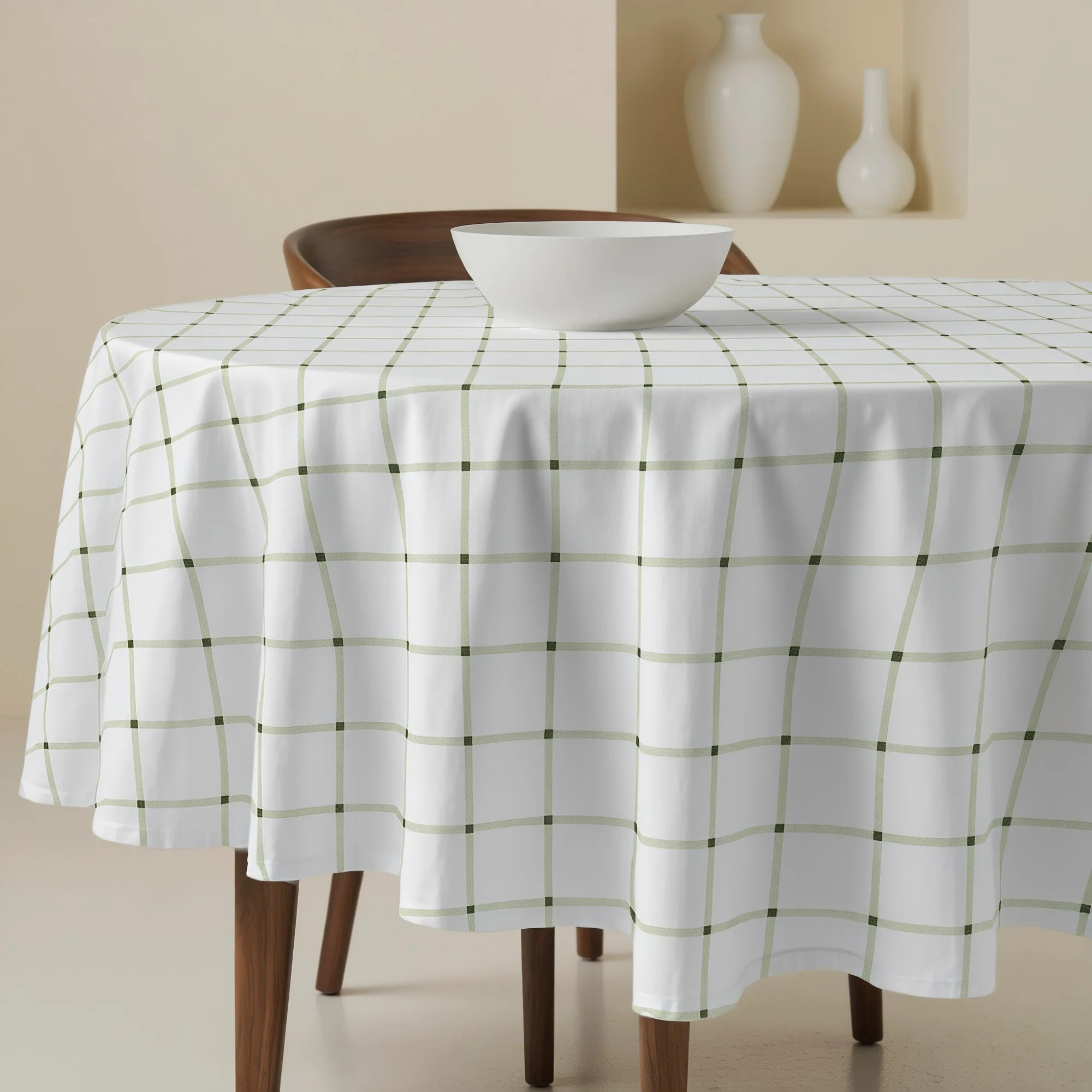 Nappe ronde anti-taches Concu