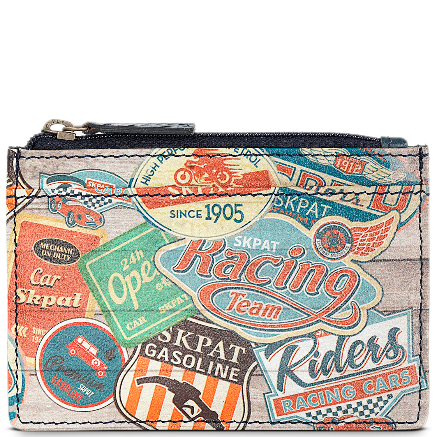 Cartera Tarjetero Skpat Dundee Azul Marino