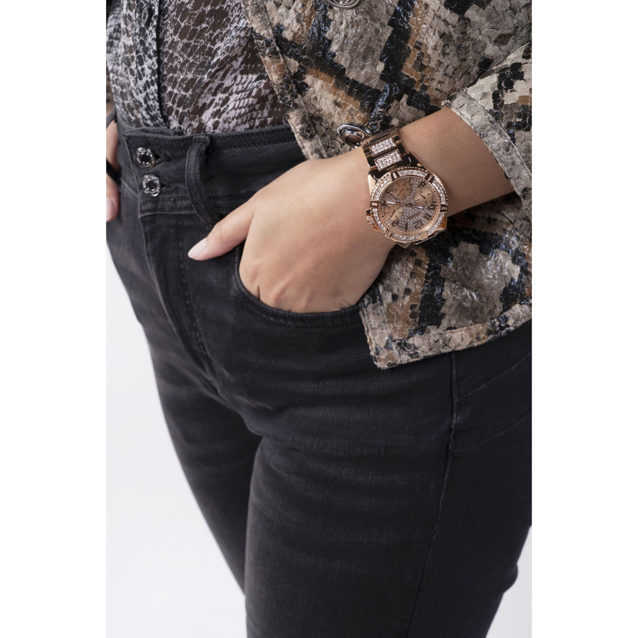 Guess Reloj Analógico De Cuarzo. Gs Lady Frontier