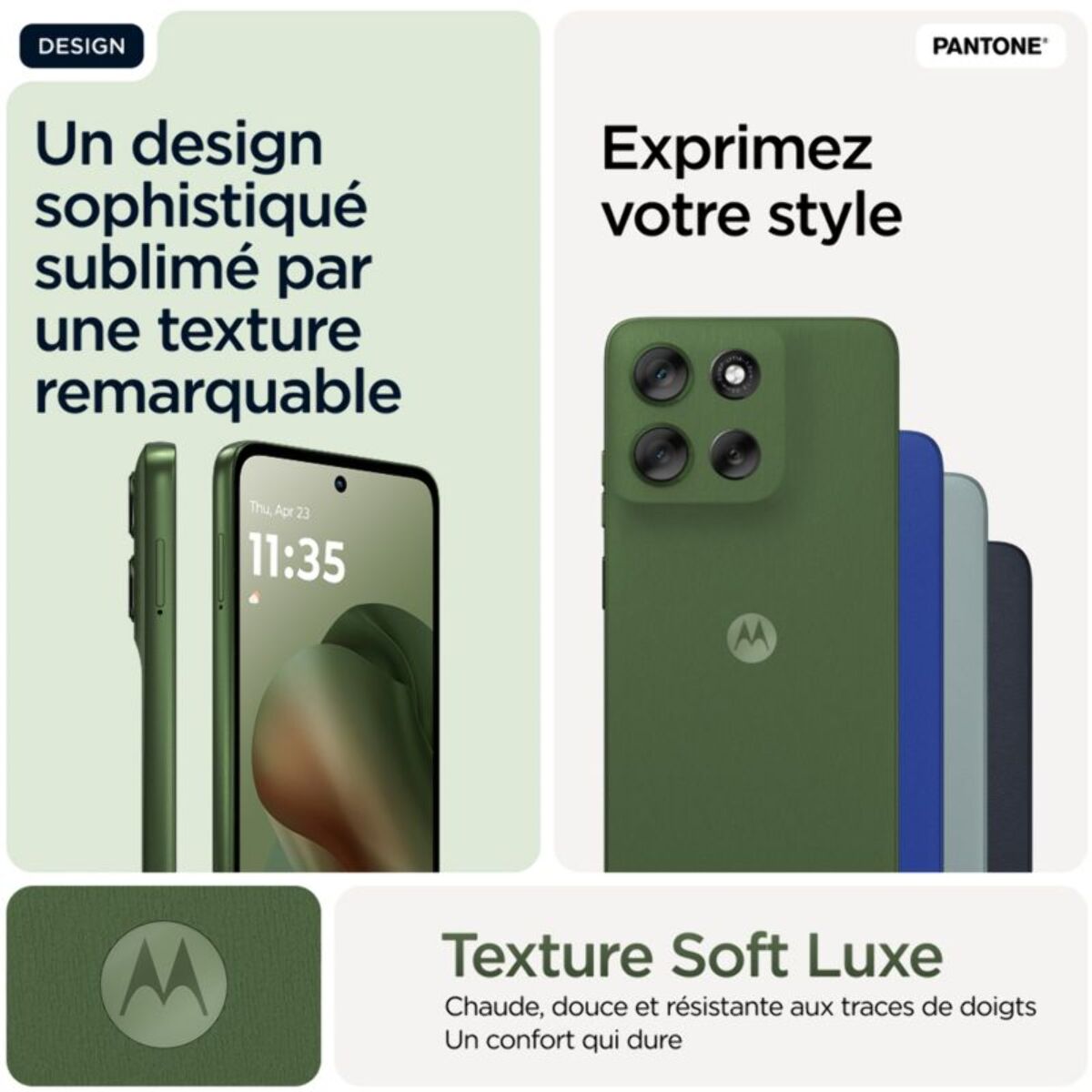 Smartphone MOTOROLA G56 Vert 256Go