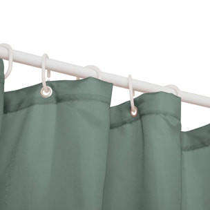 Rideau de douche Colorama 180x200cm vert ficus
