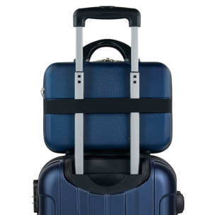 Juego De Maletas Rígidas Abs Itaca Havel Marino