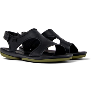 Sandalias - CAMPER Right Nina - Negro - Cuero liso