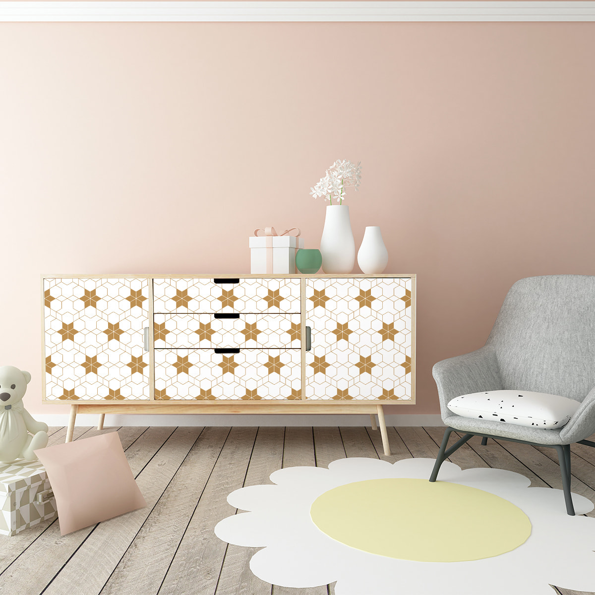 Sticker meuble scandinave storben 60 x 90 cm